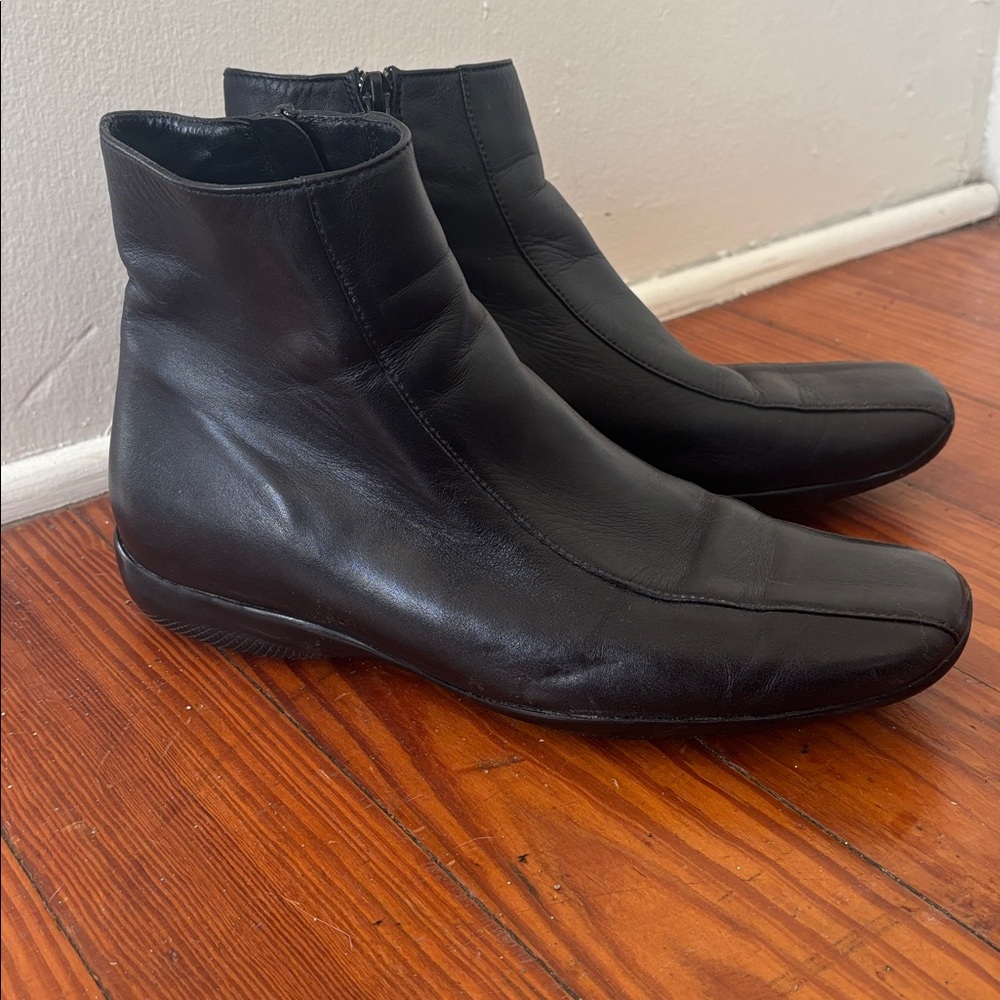 PRADA Nappa Sport  Ankle Boots Women Sz 37.5